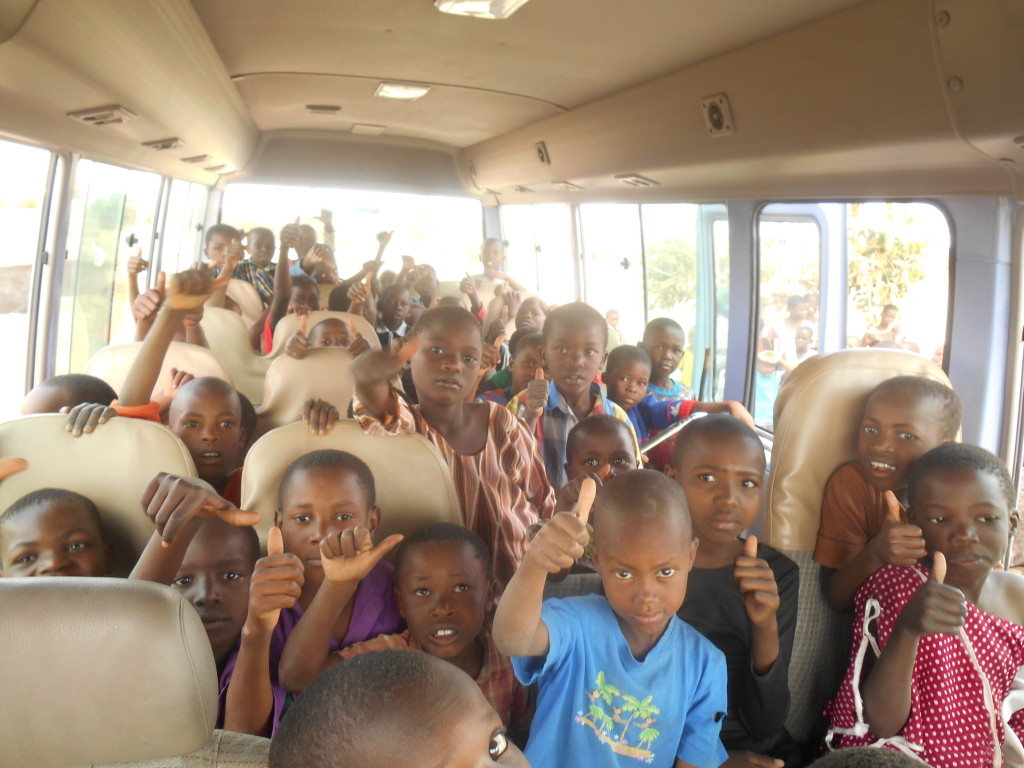 Bussen har anlänt till Dodoma