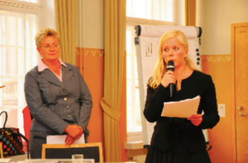 Katri Leino-Nzau och Katri Hyvärinen, författarna till "Religionsfrihet och utrikespolitik - rekommendationer för Finland".